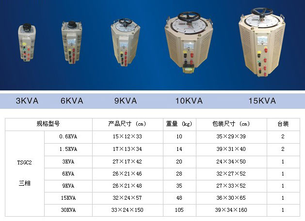 TSGC2三相電動(dòng)調壓器